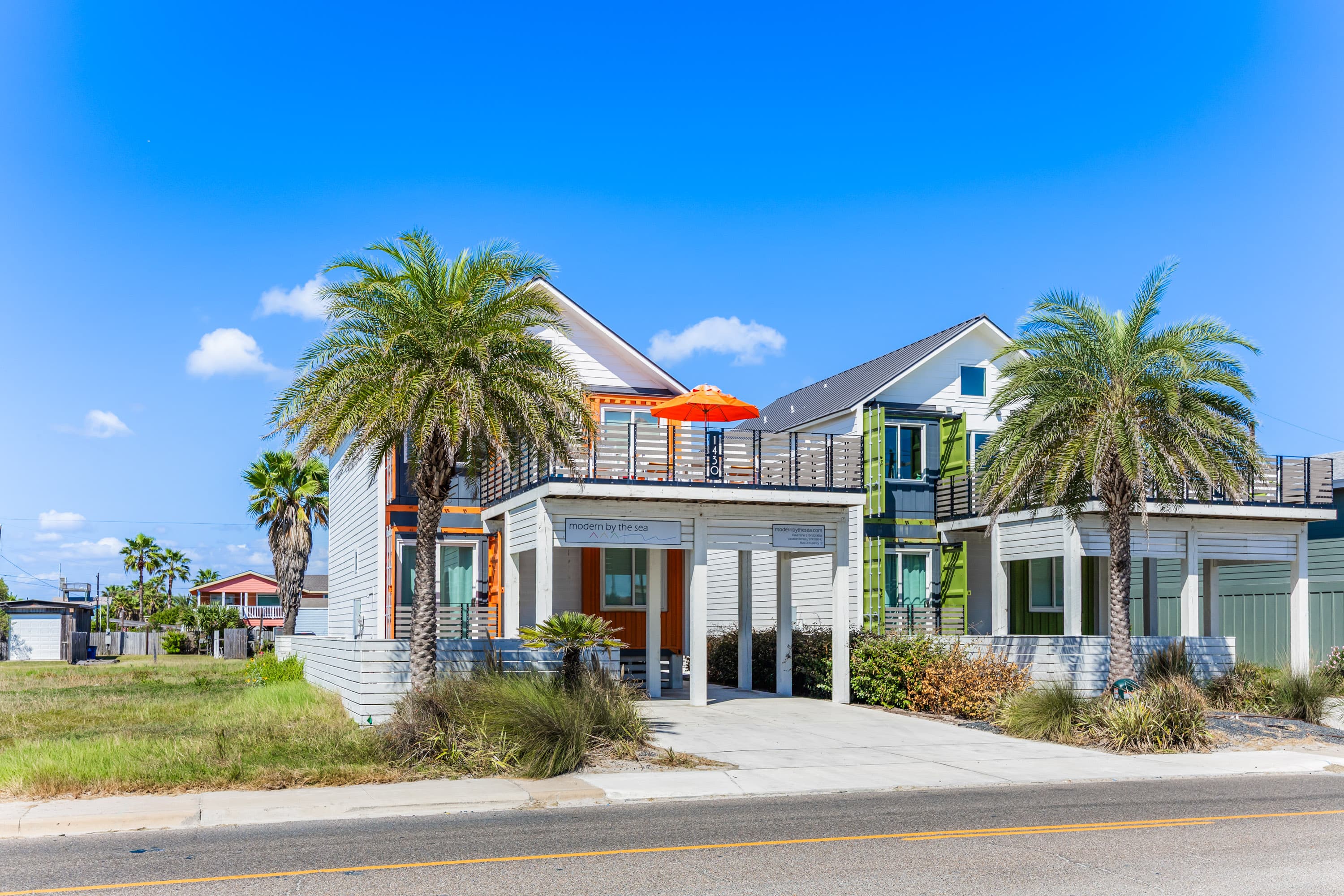 Modern by the Sea Orange, Port Aransas, TX vacation rental