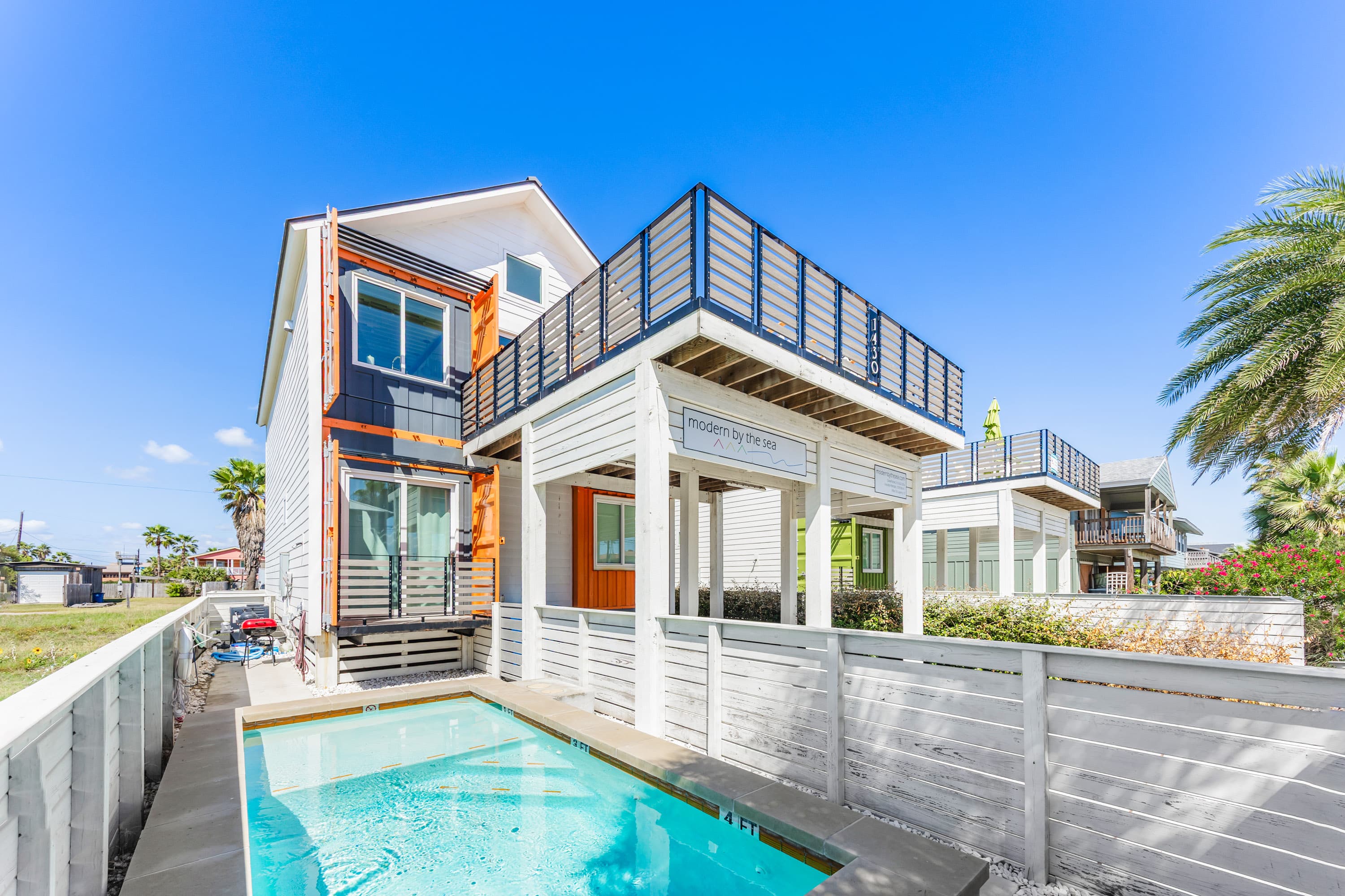 Modern by the Sea Orange, Port Aransas, TX vacation rental photo 4